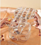Stackable 3-Layer Acrylic Jewelry Organizer with 36 Compartments