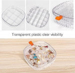 Stackable 3-Layer Acrylic Jewelry Organizer with 36 Compartments